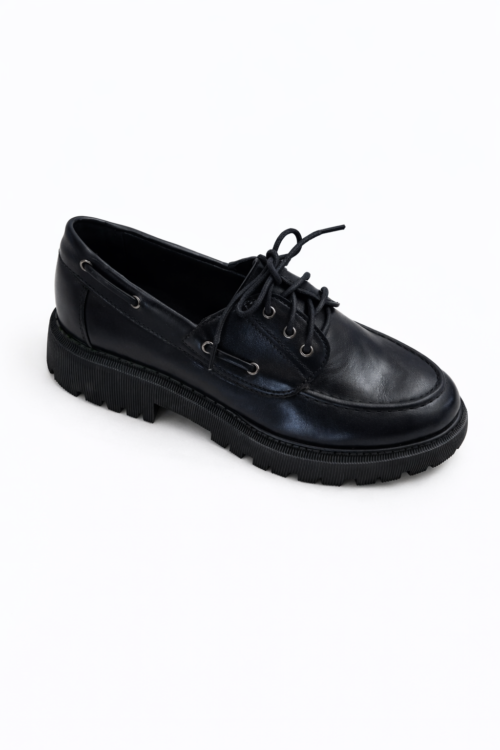 Derbies à lacets avec semelle épaisse