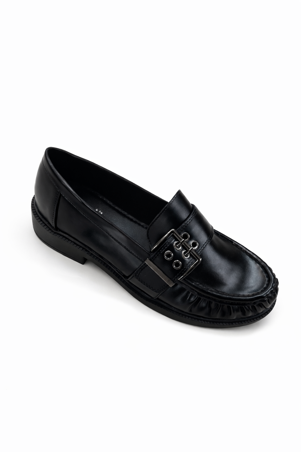 Mocassins avec boucle métallique