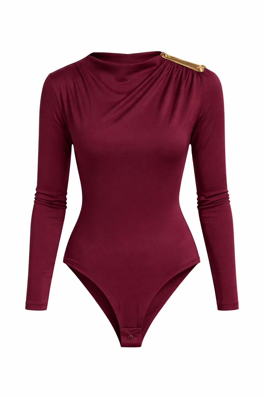 Body drapé avec ornement doré