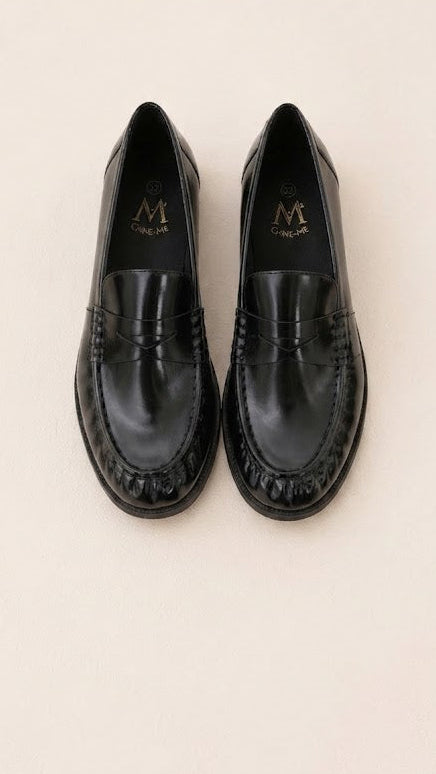 Mocassin plat, style classique