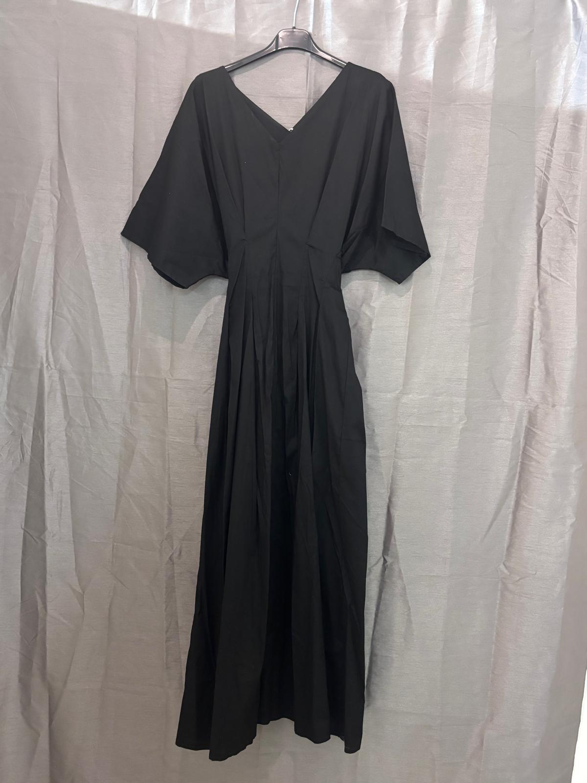 Robe longue, manches kimono