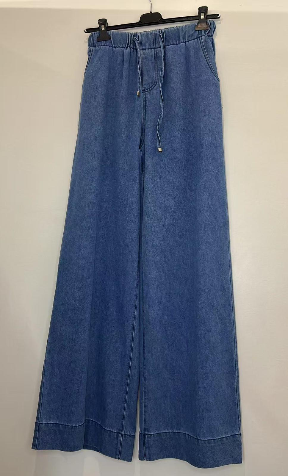 Pantalon denim large