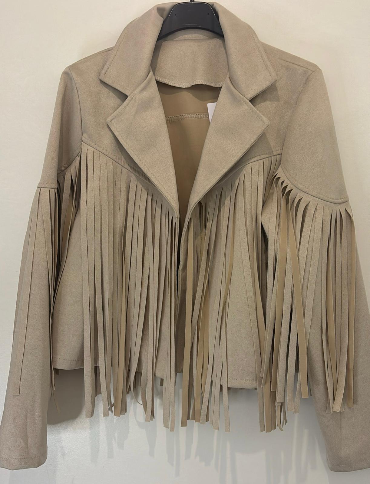 Veste à franges