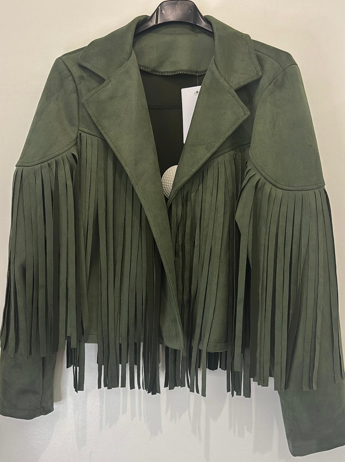 Veste à franges