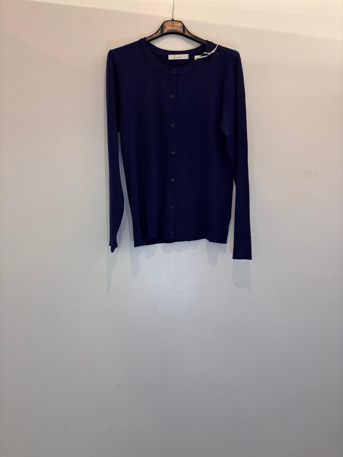 Cardigan à col rond et manches longues