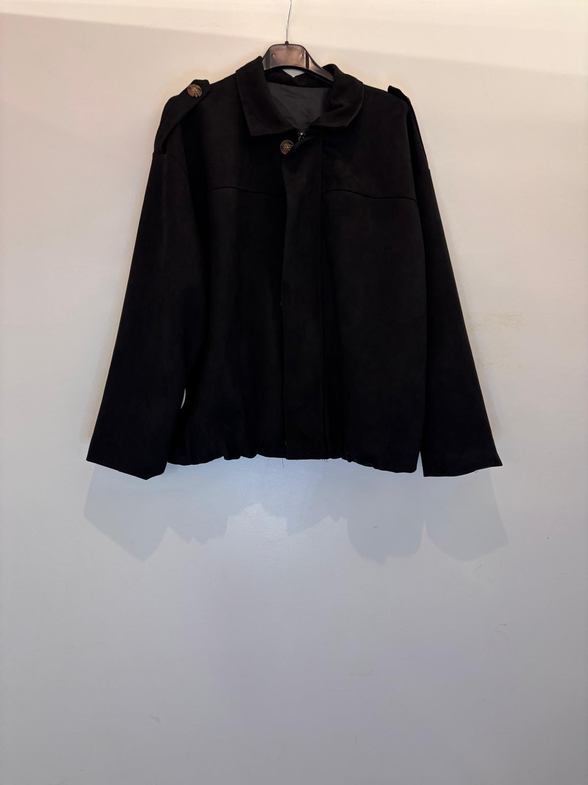 Veste oversize avec col classique