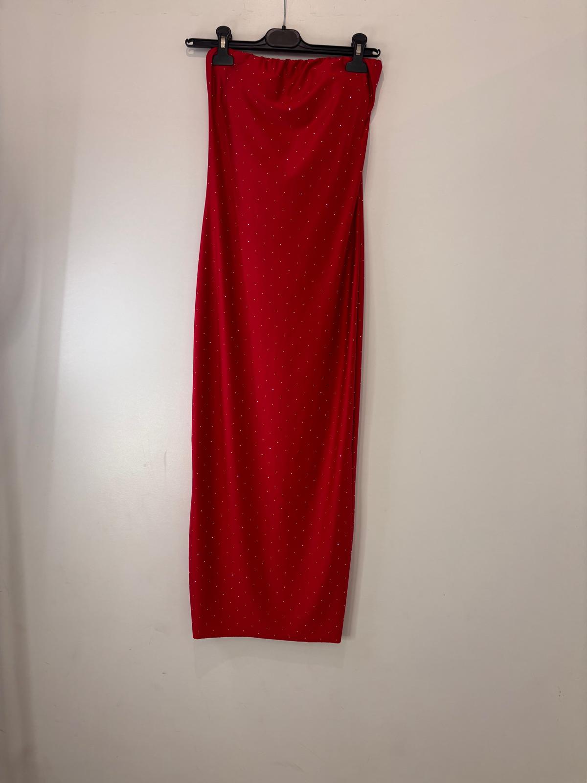 Robe bandeau à strass discrets