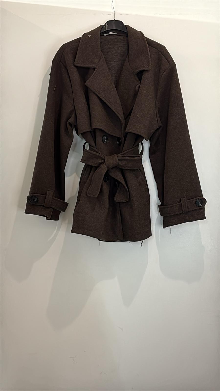 Manteau Oversize à Double Boutonnage