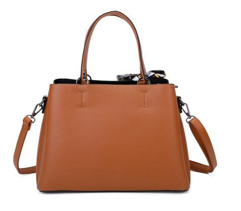 Sac à main avec foulard et pompon porté main & bandoulière