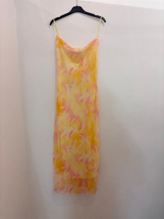 Robe floral bretelles fines & coupe fluide