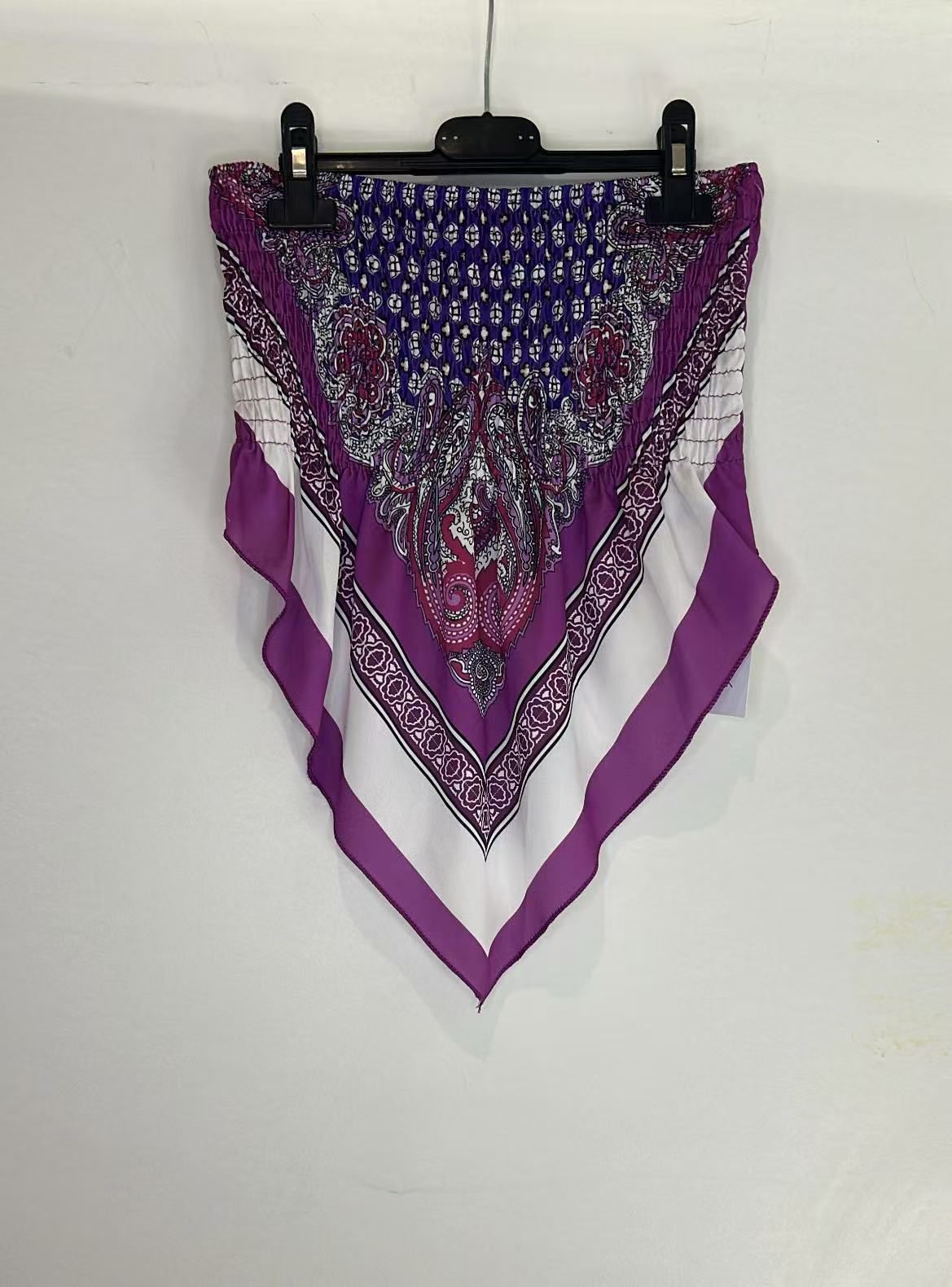 Top bandana foulard imprimé
