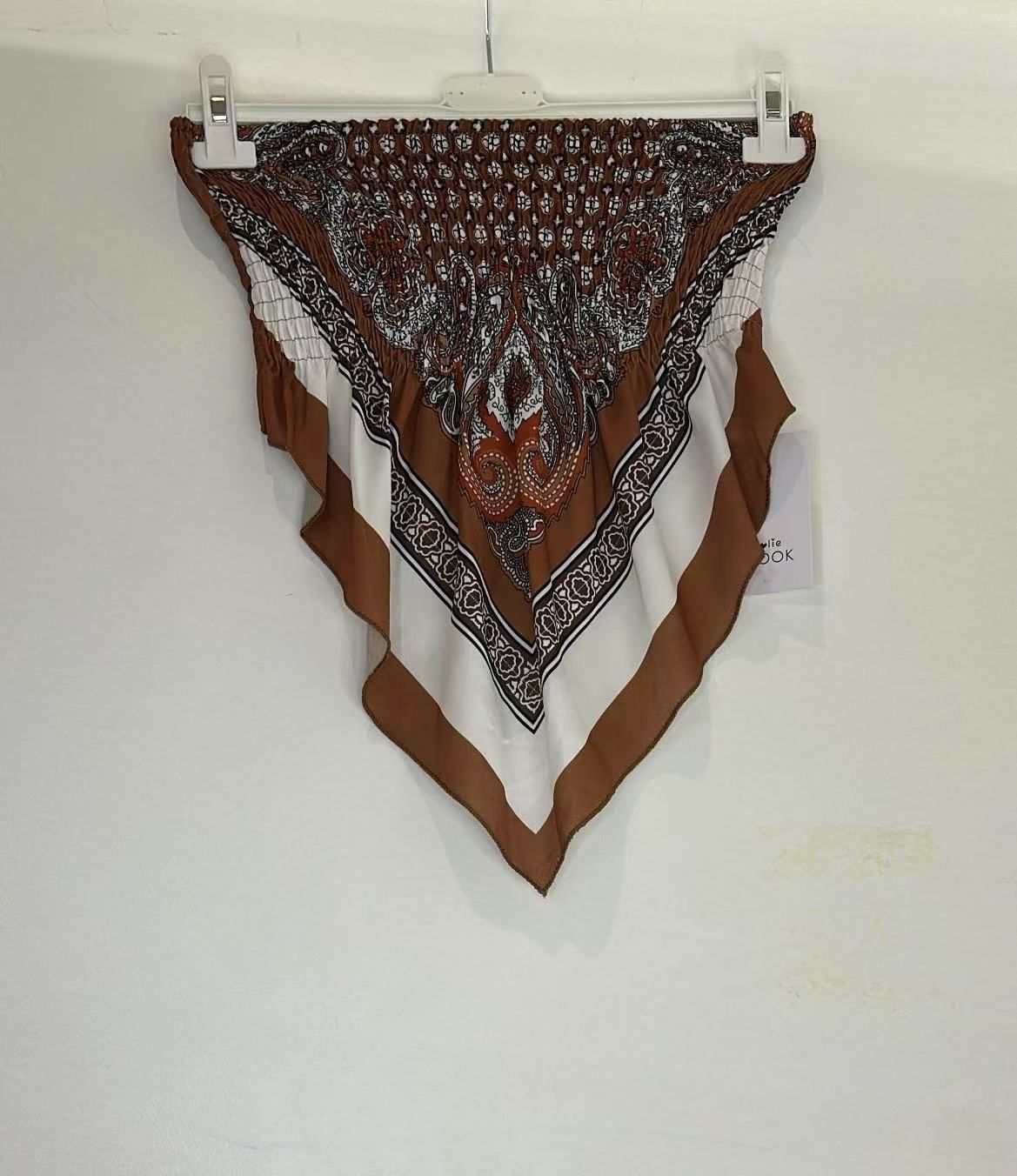 Top bandana foulard imprimé