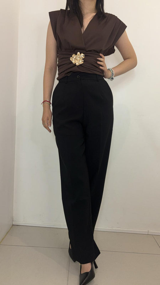 Body avec bijou doré