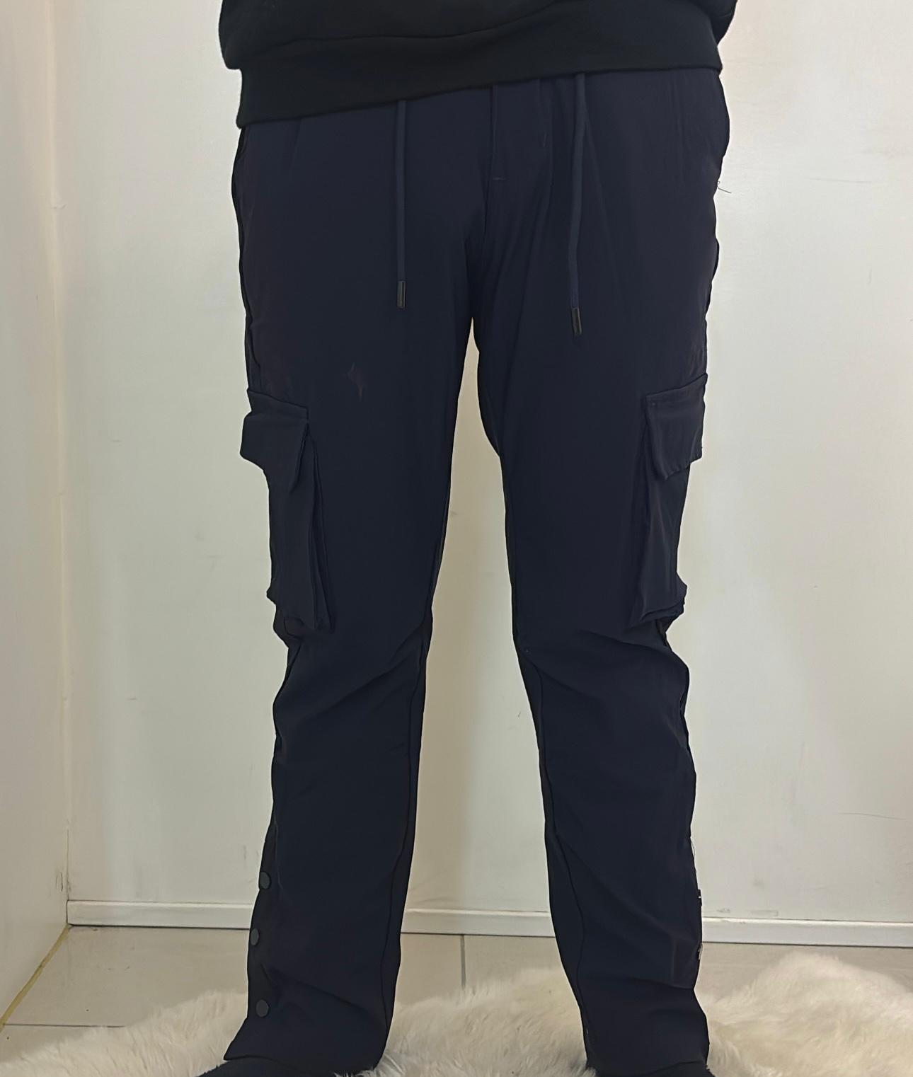 Cargo beige stretch à poches profondes