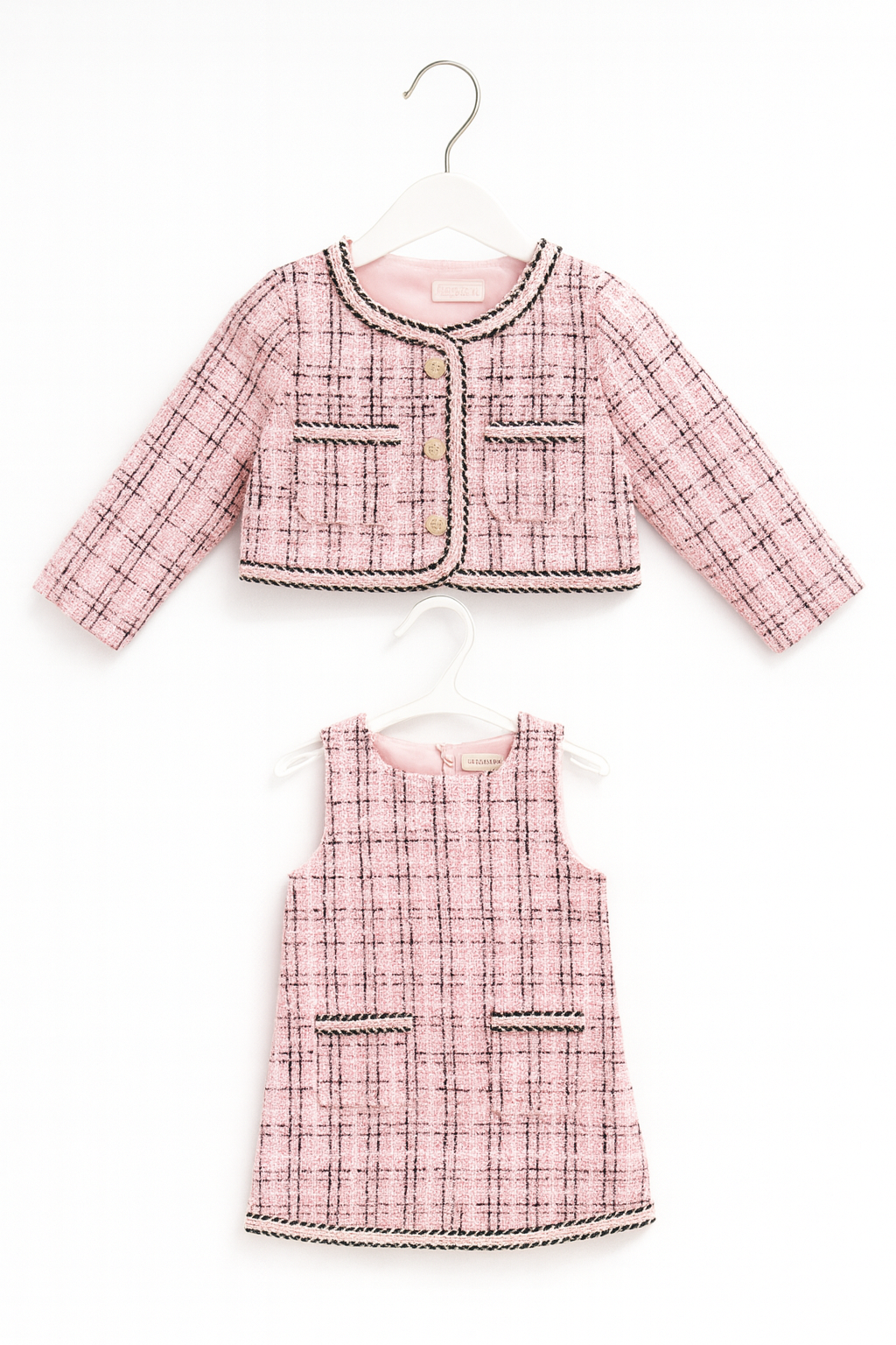 Robe et veste en tweed