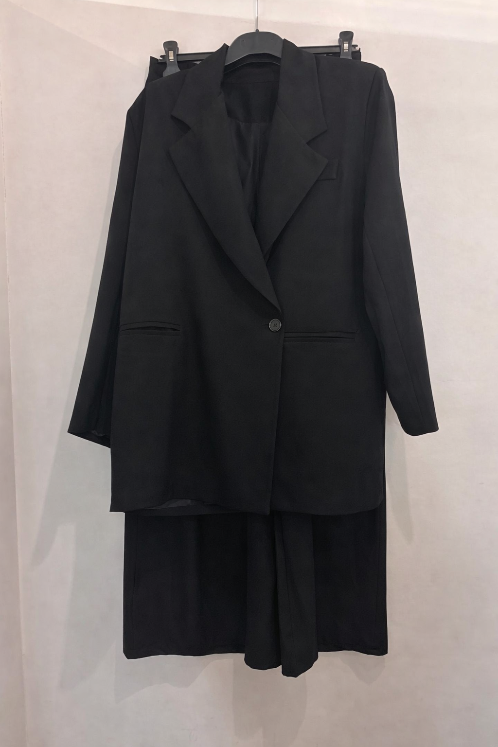 Ensemble blazer oversize & pantalon large