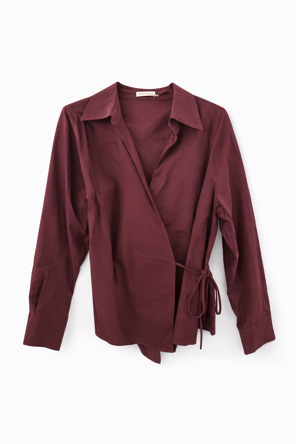 Chemise portefeuille à nouer