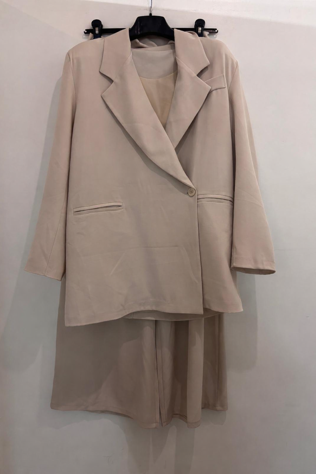 Ensemble blazer oversize & pantalon large