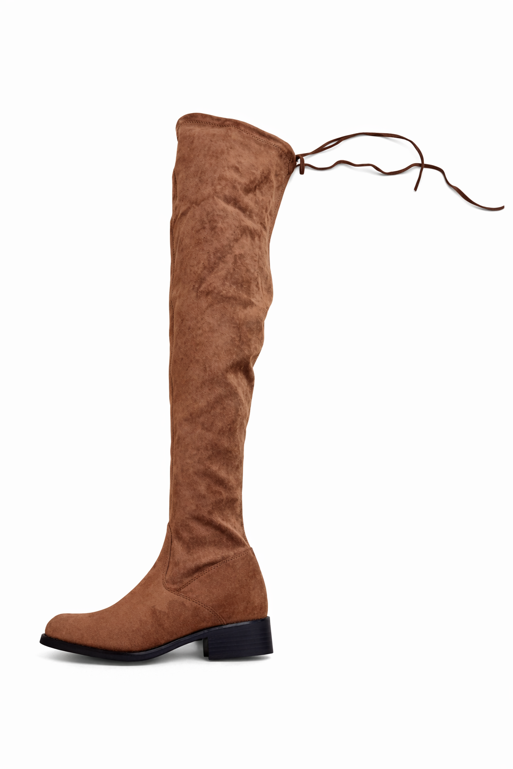 Cuissarde en suédine avec lien de serrage