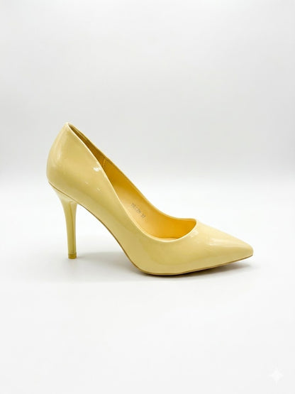 Escarpin Vernis Talon Haut – Bout Pointu