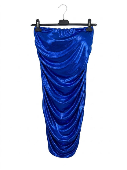 Robe bustier simili vernis