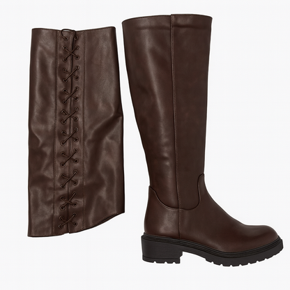 Bottes avec manchette amovible