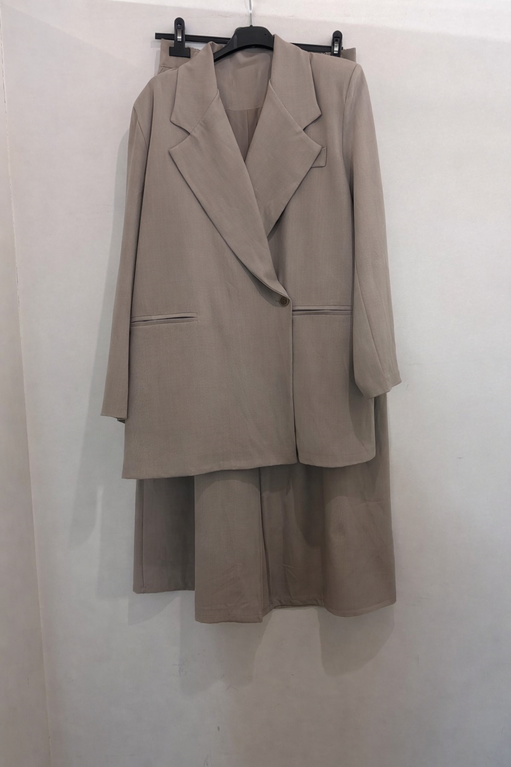 Ensemble blazer oversize & pantalon large