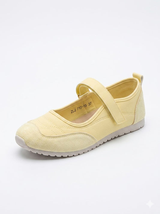Ballerines plates bride réglable scratch