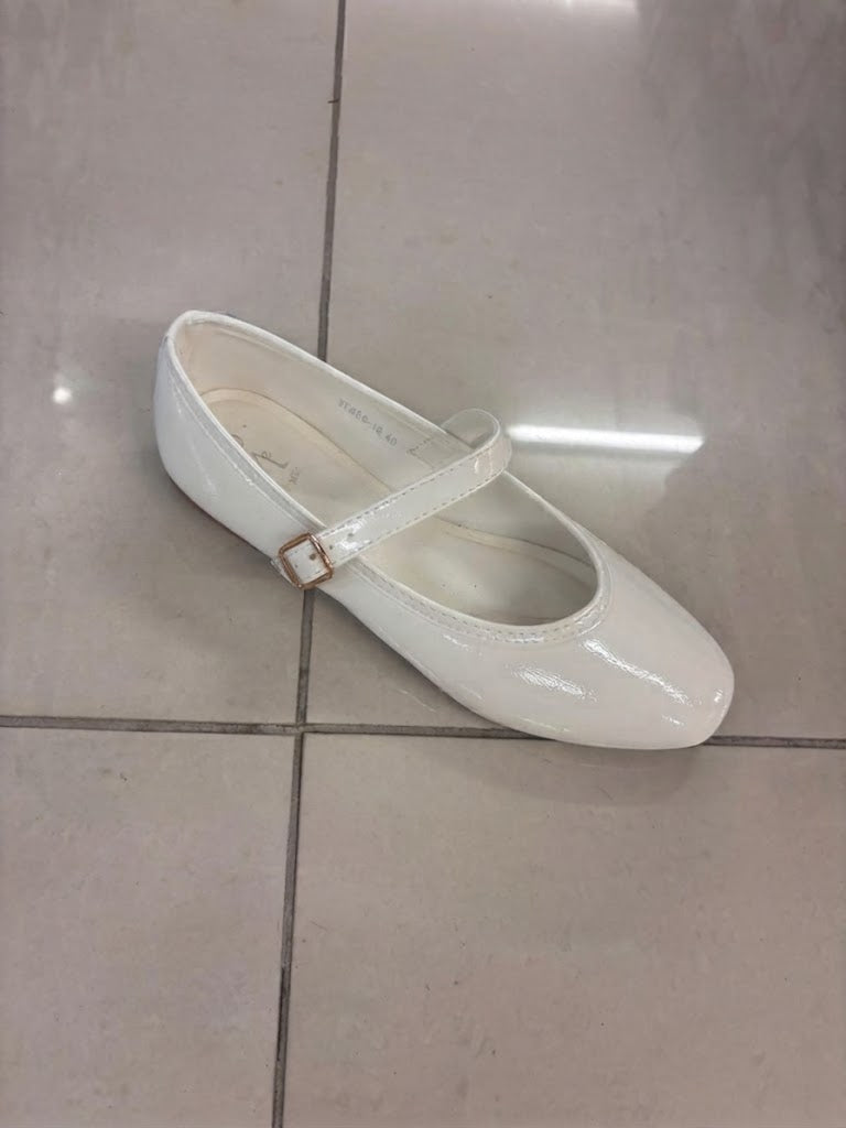 Ballerine plate vernie, bride