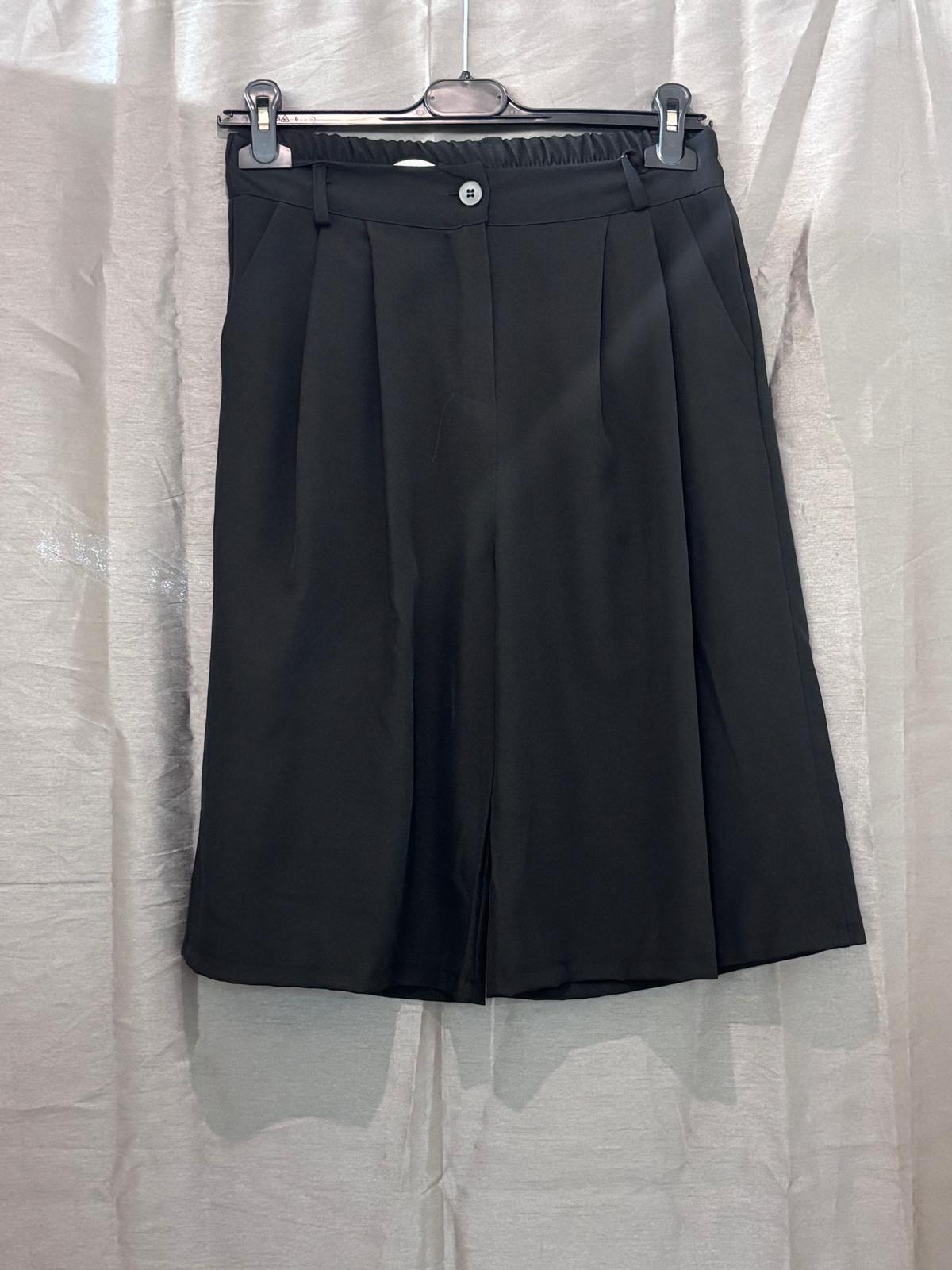 Bermuda taille haute à pinces