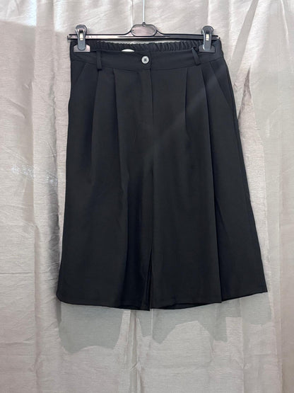 Bermuda taille haute à pinces
