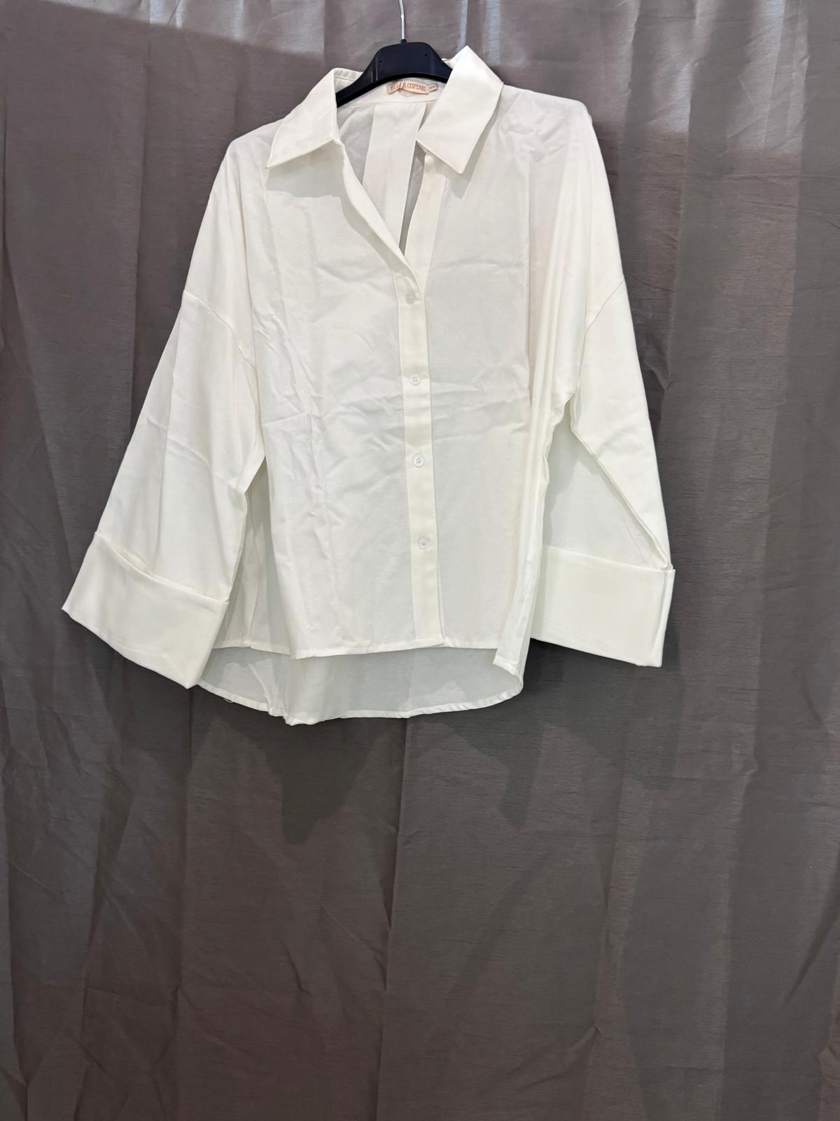 Chemise oversize, manches longues