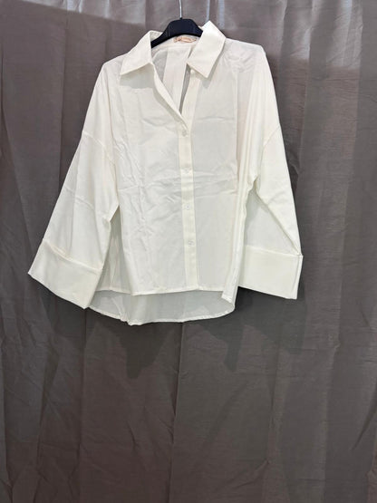 Chemise oversize, manches longues