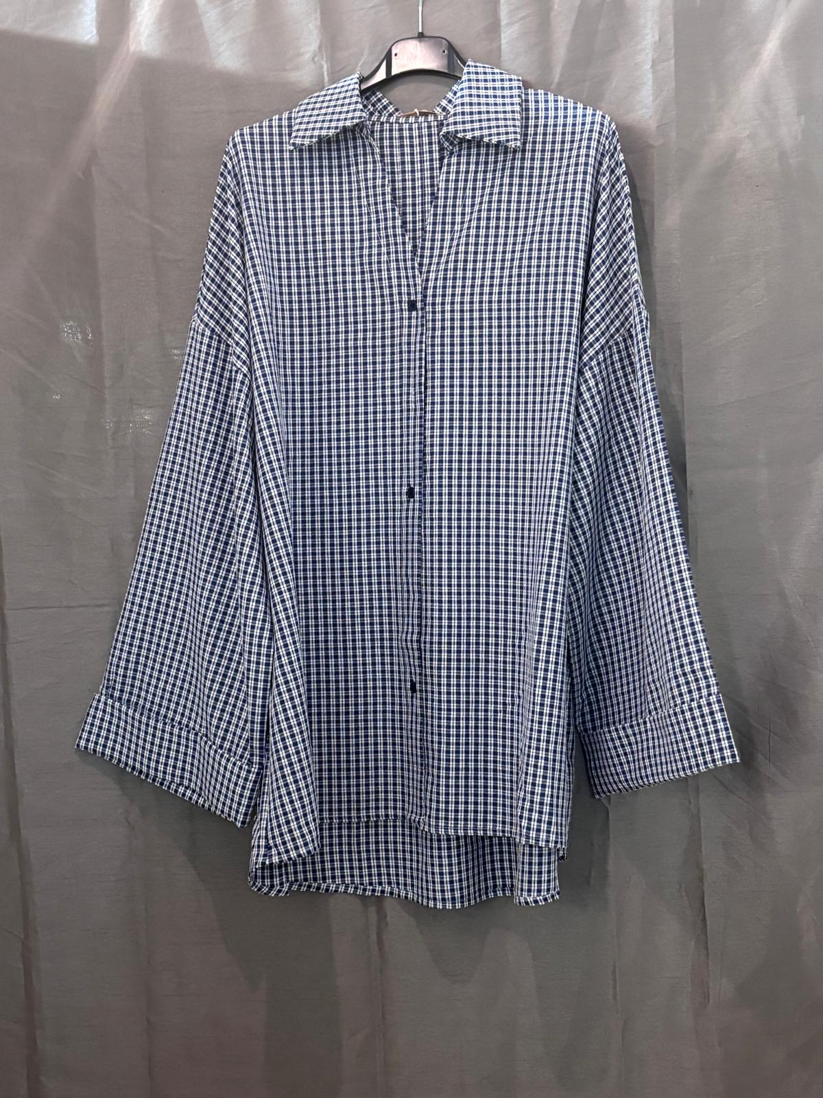 Chemise à carreaux oversize
