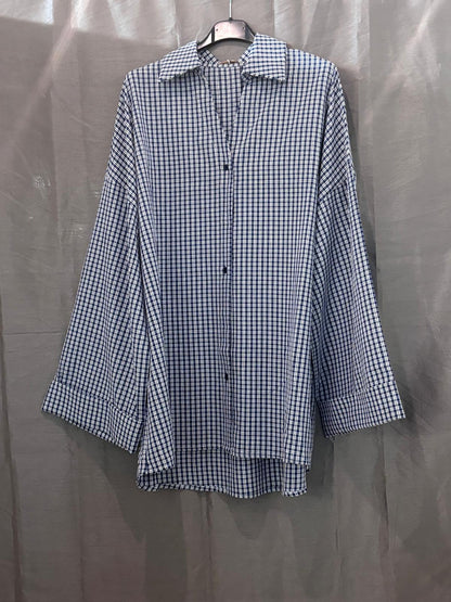 Chemise à carreaux oversize