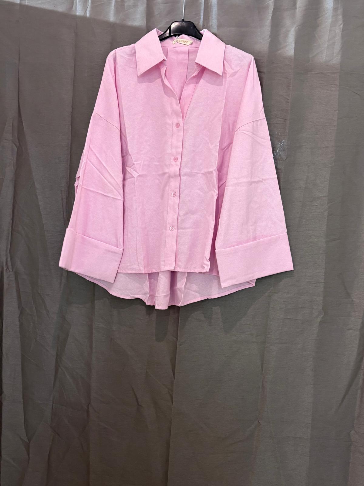 Chemise oversize, manches longues