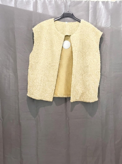 Gilet sans manches en maille
