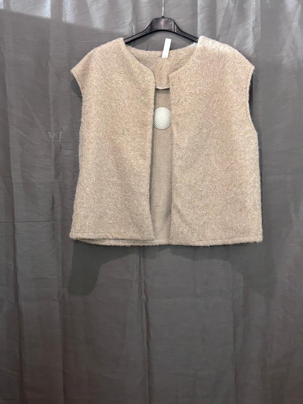 Gilet sans manches en maille