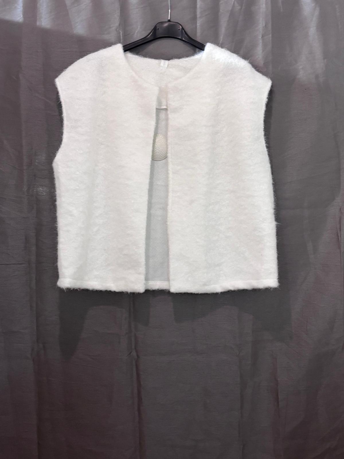 Gilet sans manches en maille