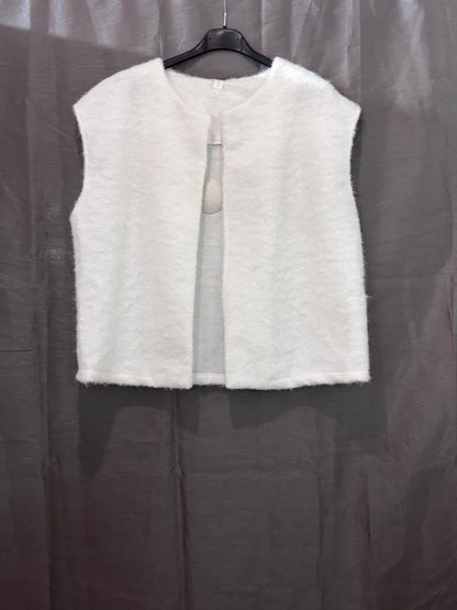Gilet sans manches en maille