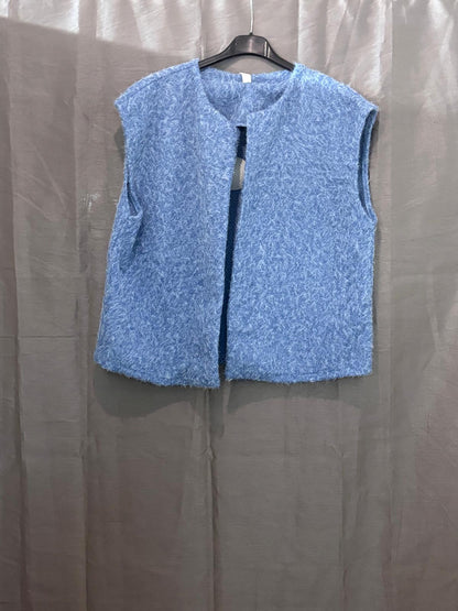 Gilet sans manches en maille