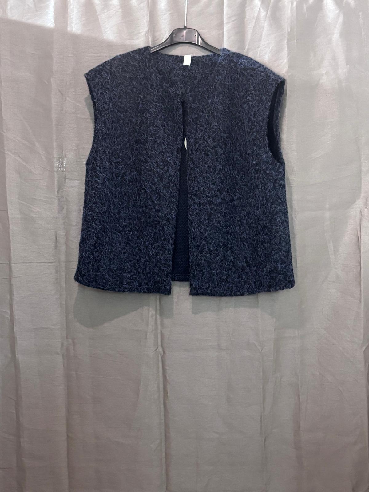Gilet sans manches en maille