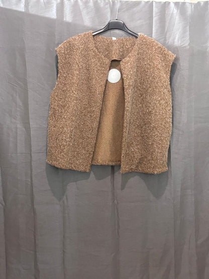 Gilet sans manches en maille