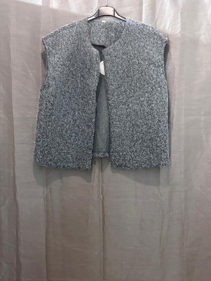 Gilet sans manches en maille