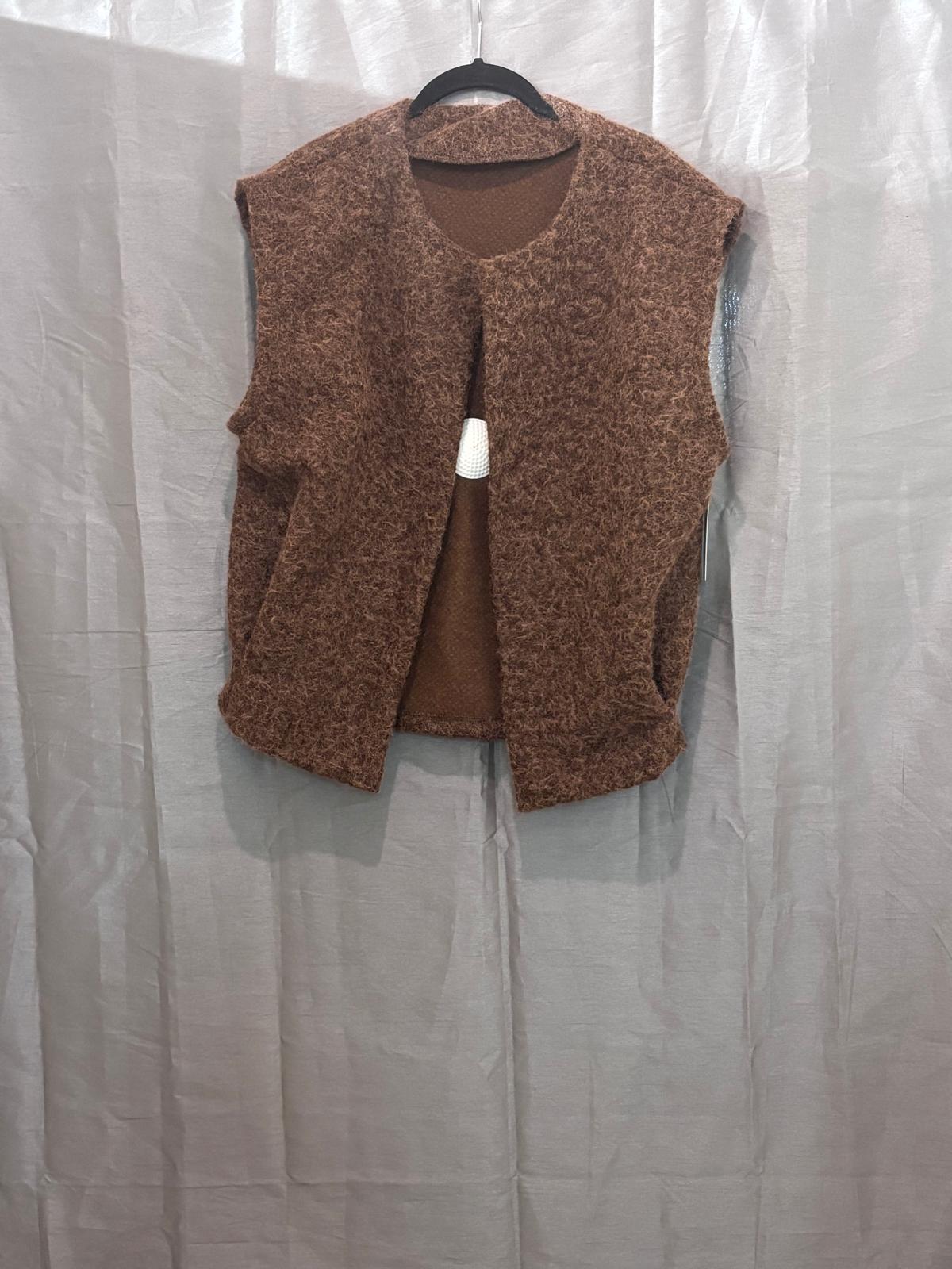 Gilet sans manches en maille