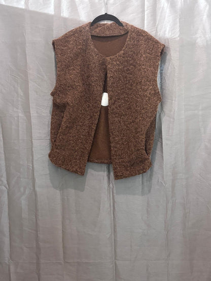 Gilet sans manches en maille