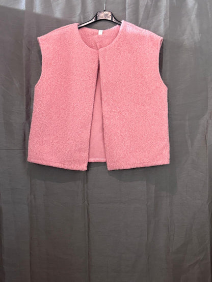 Gilet sans manches en maille