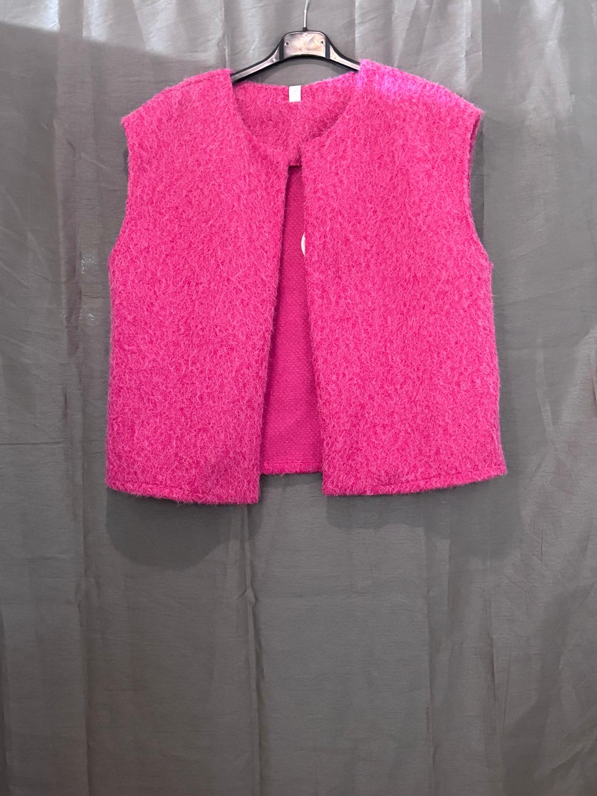 Gilet sans manches en maille