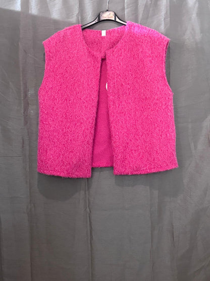 Gilet sans manches en maille