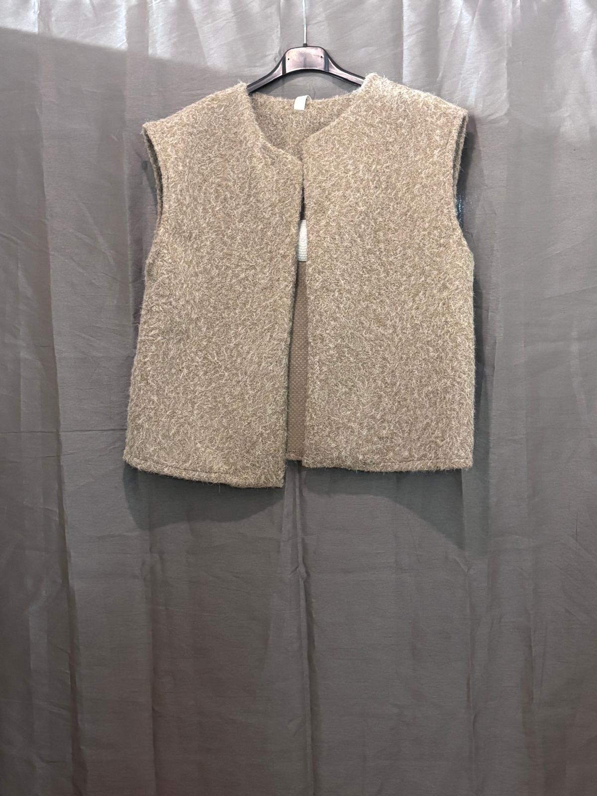 Gilet sans manches en maille
